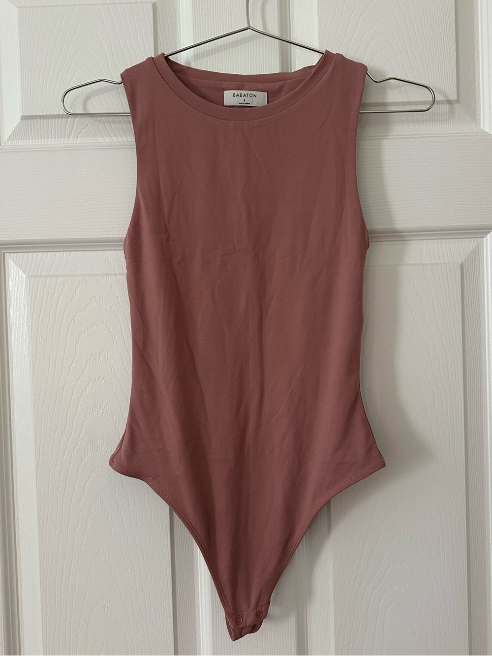 Babaton Mauve Sleeveless One-Piece Bodysuit